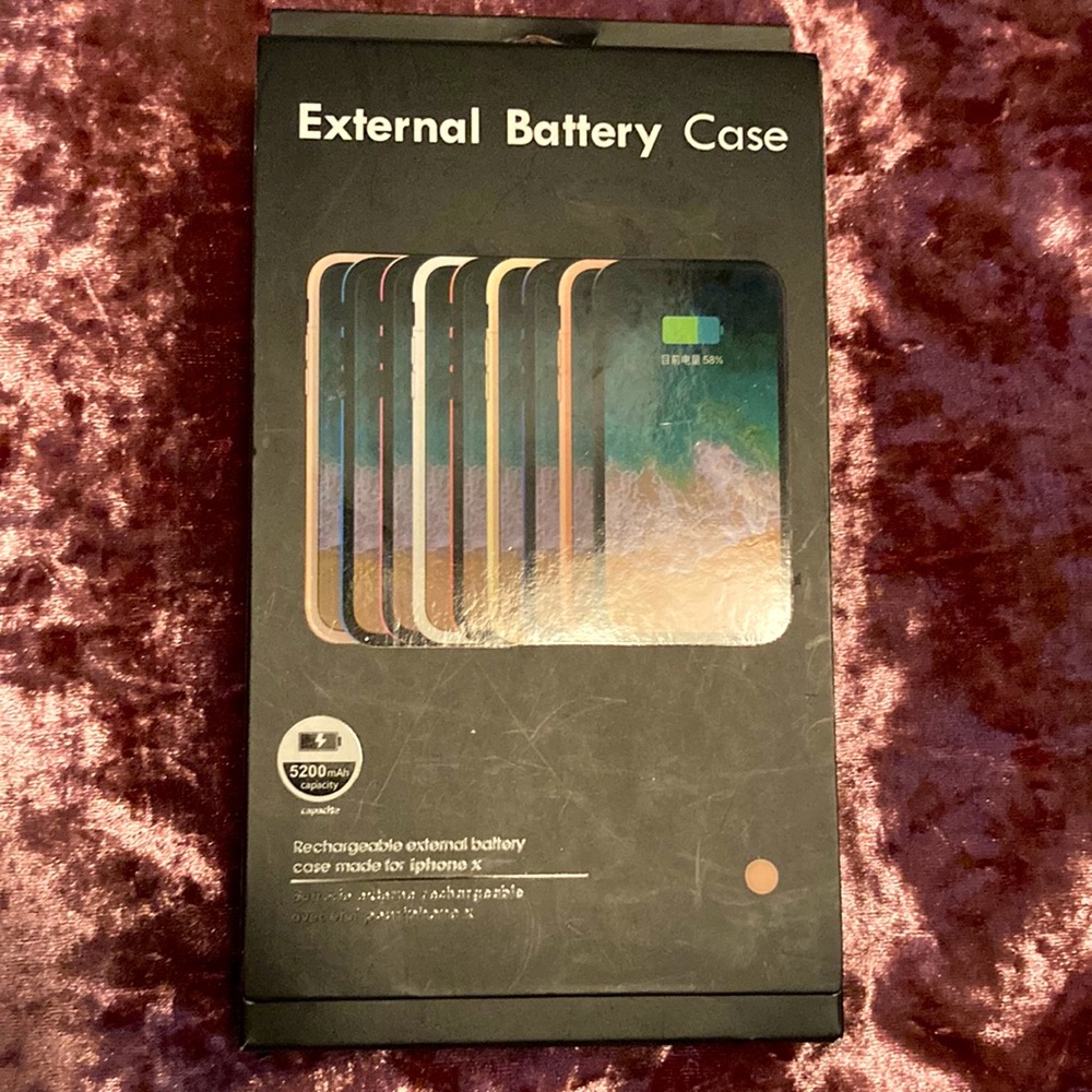 I Phone X External charging Phone case no Brand